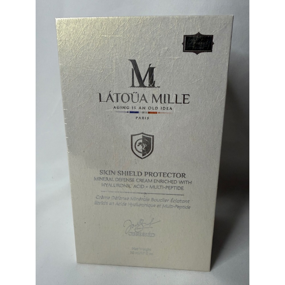 LATOUA MILLE Skin Shield Protector Mineral Defense Cream‎ Hyaluronic Acid 1.7oz